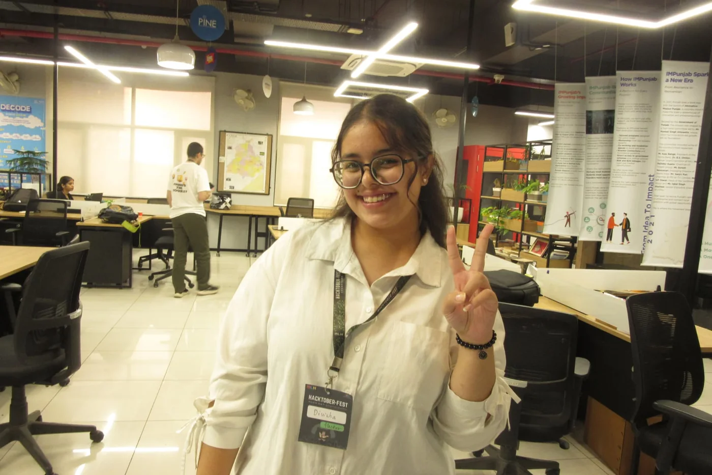 A smiling hacker at Innovation Mission Punjab